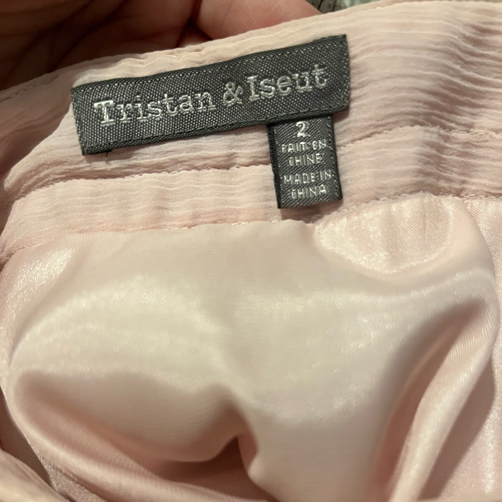 Vintage Tristan & Iseut Pleated Chiffon Skirt - Picture 5 of 6